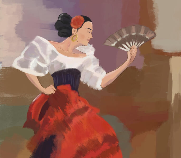 Flamenco dancer